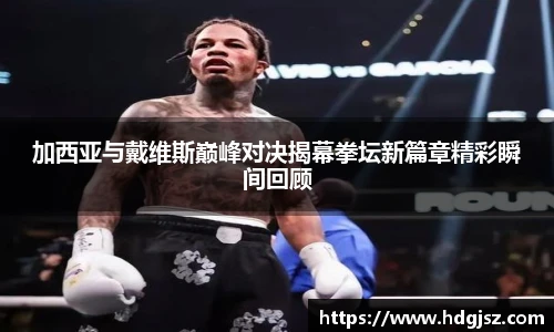 加西亚与戴维斯巅峰对决揭幕拳坛新篇章精彩瞬间回顾
